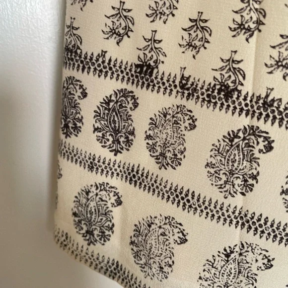 100% SILK Madewell Sun Isle Short Dress Moroccan Floral Boho Size 10 - Picture 6 of 9